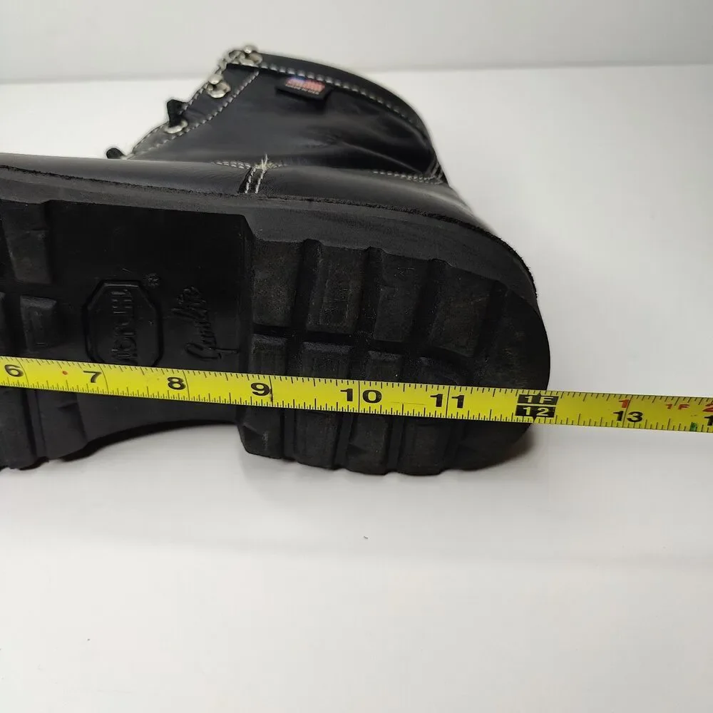 Danner Bull Run 105 Black Mountain Boots Size 10 EE Made In USA Vibram